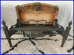 Antique Gas Space Heater 1929 W. L. Sharp Cast Iron Stove Fireplace Insert