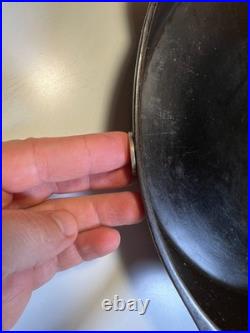 Antique Gate Mark Cast Iron Skillet Pan Fancy Ornate Handle Gatemark Civil War