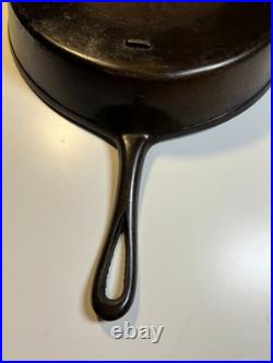 Antique Gate Mark Cast Iron Skillet Pan Fancy Ornate Handle Gatemark Civil War