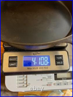 Antique Gate Mark Cast Iron Skillet Pan Fancy Ornate Handle Gatemark Civil War