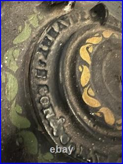 Antique Gate Marked Cast Iron Tea Kettle The Favorite Stove & Range Co Piqua O