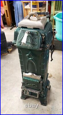 Antique German Rheirland N0. 90 Cast Iron Wood Burning Stove