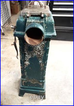 Antique German Rheirland N0. 90 Cast Iron Wood Burning Stove