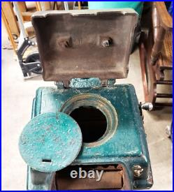 Antique German Rheirland N0. 90 Cast Iron Wood Burning Stove