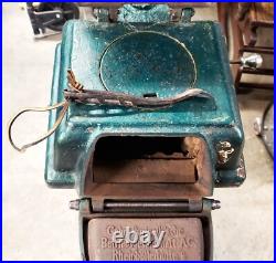 Antique German Rheirland N0. 90 Cast Iron Wood Burning Stove