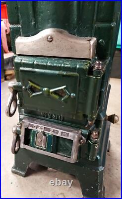 Antique German Rheirland N0. 90 Cast Iron Wood Burning Stove