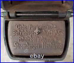 Antique German Rheirland N0. 90 Cast Iron Wood Burning Stove