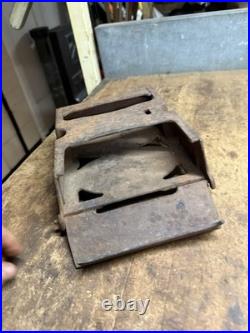 Antique Globe PAT July 5 1881 Cast Iron Stove Heater Sad Iron Double Twin USA