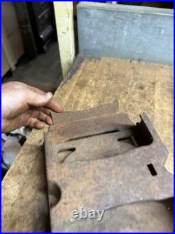 Antique Globe PAT July 5 1881 Cast Iron Stove Heater Sad Iron Double Twin USA