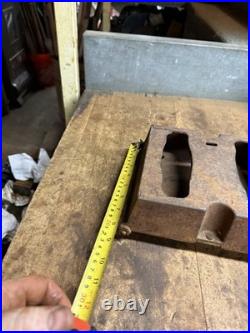 Antique Globe PAT July 5 1881 Cast Iron Stove Heater Sad Iron Double Twin USA