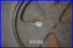 Antique Green Colonial Cast Iron Coal Wood Stove Door Door Only
