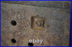 Antique Green Colonial Cast Iron Coal Wood Stove Door Door Only