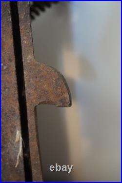 Antique Green Colonial Cast Iron Coal Wood Stove Door Door Only