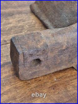 Antique Green Colonial Cast Iron Coal Wood Stove Door Door Only