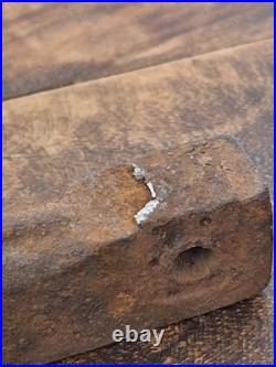 Antique Green Colonial Cast Iron Coal Wood Stove Door Door Only