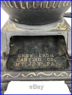Antique Grey Cast Iron Casting Co Spark Salesman Sample PotBelly Miniature Stove