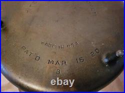 Antique Griswold Mold #10 Cast Iron Chuck Wagon Tite Top Dutch Oven