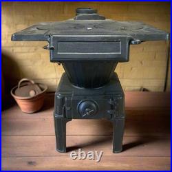 Antique H. W. L, Cast Iron Stove, No. 162 RB, 20.25 x 20 x 24.5 Antique H. W. L, Cast Iron Stove, No. 162 RB, 20.25 x 20 x 24.5