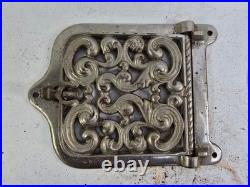 Antique Home Comfort Cast Iron Range 660-A Trivet Tea Shelves Pair Rare Find