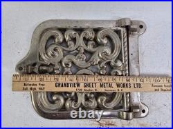 Antique Home Comfort Cast Iron Range 660-A Trivet Tea Shelves Pair Rare Find