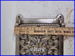 Antique Home Comfort Cast Iron Range 660-A Trivet Tea Shelves Pair Rare Find