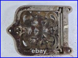Antique Home Comfort Cast Iron Range 660-A Trivet Tea Shelves Pair Rare Find