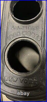 Antique JL Mott Iron Works NY Miniature Cast Iron Stove, Rare