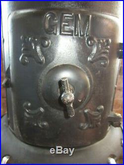 Antique J. R. Wortherspoon Cast Iron Pot Belly Stove Gem 115