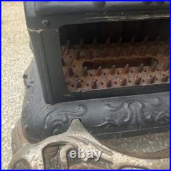 Antique Jewett Reflex Cast Iron Gas Parlor Stove
