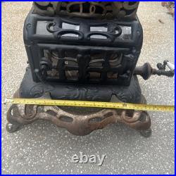 Antique Jewett Reflex Cast Iron Gas Parlor Stove