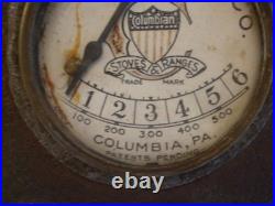 Antique Keeley Stove Co. Columbian Epoch Cast Iron Stove Thermometer Plate