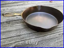 Antique LEVEL 8 WAPAK INDIAN LOGO HOLLOWARE Heat Ring Cast Iron Skillet VG Logo Antique LEVEL 8 WAPAK INDIAN LOGO HOLLOWARE Heat Ring Cast Iron Skillet VG Logo