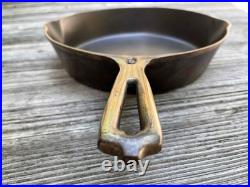 Antique LEVEL 8 WAPAK INDIAN LOGO HOLLOWARE Heat Ring Cast Iron Skillet VG Logo Antique LEVEL 8 WAPAK INDIAN LOGO HOLLOWARE Heat Ring Cast Iron Skillet VG Logo