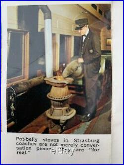 Antique M. L. Fillet Vidette Railroad Caboose Cast Iron Pot Belly Stove