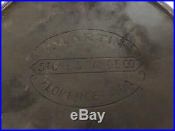 Antique Martin Stove & Range Co. Florence Alabama. #8 Dutch Oven. Sits Flat
