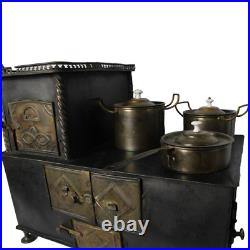 Antique Miniature Toy Stove ca. 1890-1915 Height 45 cm / 17.7 inch Antique Miniature Toy Stove ca. 1890-1915 Height 45 cm / 17.7 inch