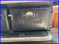 Antique Modern Glenwood E Cast Iron Cook Stove, No. 508 E (1905), With Tools