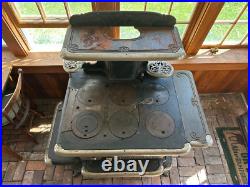 Antique Modern Glenwood E Cast Iron Cook Stove, No. 508 E (1905), With Tools