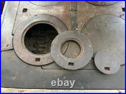 Antique Modern Glenwood E Cast Iron Cook Stove, No. 508 E (1905), With Tools