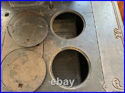 Antique Modern Glenwood E Cast Iron Cook Stove, No. 508 E (1905), With Tools