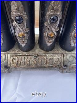 Antique Mystic Jewel Cast Iron Gas Parlor Stove Heater Model No. 40 Untested