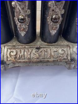Antique Mystic Jewel Cast Iron Gas Parlor Stove Heater Model No. 40 Untested