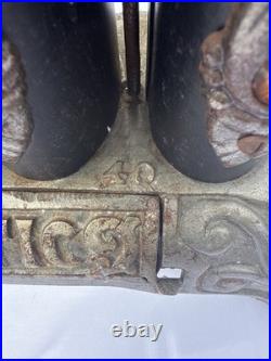 Antique Mystic Jewel Cast Iron Gas Parlor Stove Heater Model No. 40 Untested