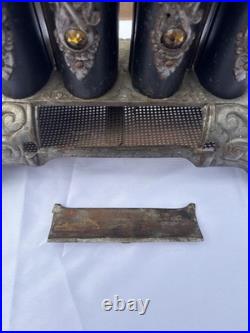 Antique Mystic Jewel Cast Iron Gas Parlor Stove Heater Model No. 40 Untested