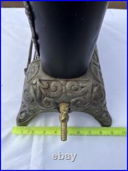 Antique Mystic Jewel Cast Iron Gas Parlor Stove Heater Model No. 40 Untested