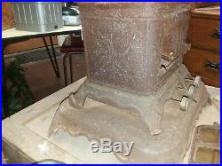 Antique New Beauty 3 burner kerosene cast iron cooktop stove