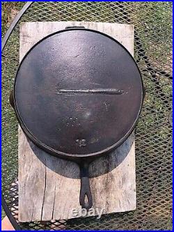 Antique No. 12 Cast Iron Skillet Gate Mark