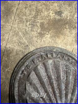 Antique Old 1800s T&P Parlor Wood Stove Cast Iron Door Ornate Part Albany NY USA