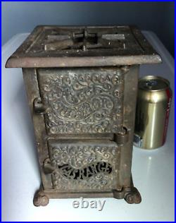 Antique Original Cast Iron Steel SUPERIOR GAS RANGE STOVE SALESMANS SAMPLE, 1910