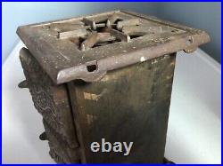 Antique Original Cast Iron Steel SUPERIOR GAS RANGE STOVE SALESMANS SAMPLE, 1910